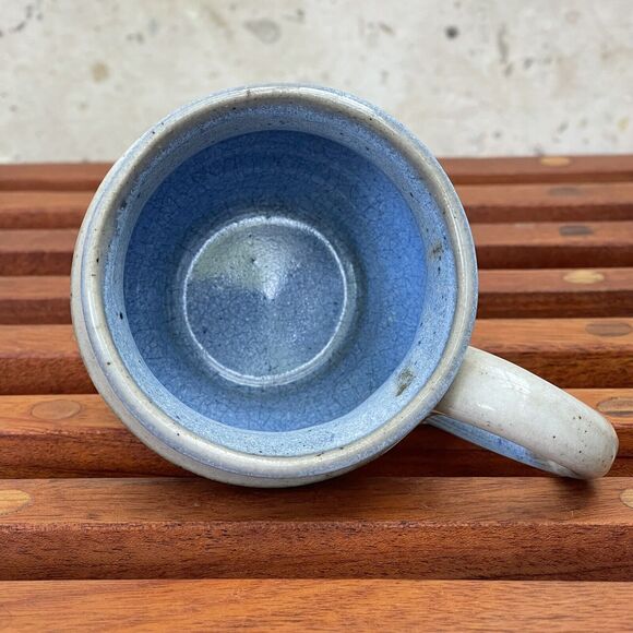 Vintage Overland Pottery Blue Ceramic Coffee/Tea Mug Studio Pottery - Picture 5 of 5